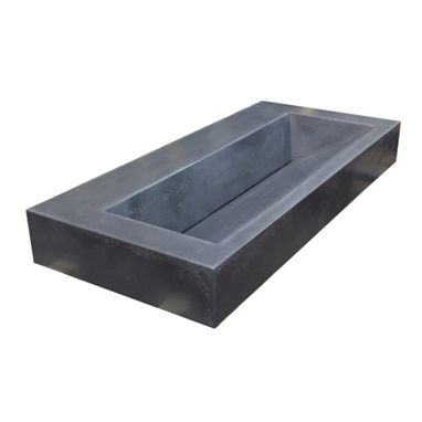 Custom Made 72in Concrete Floating Trough Sink