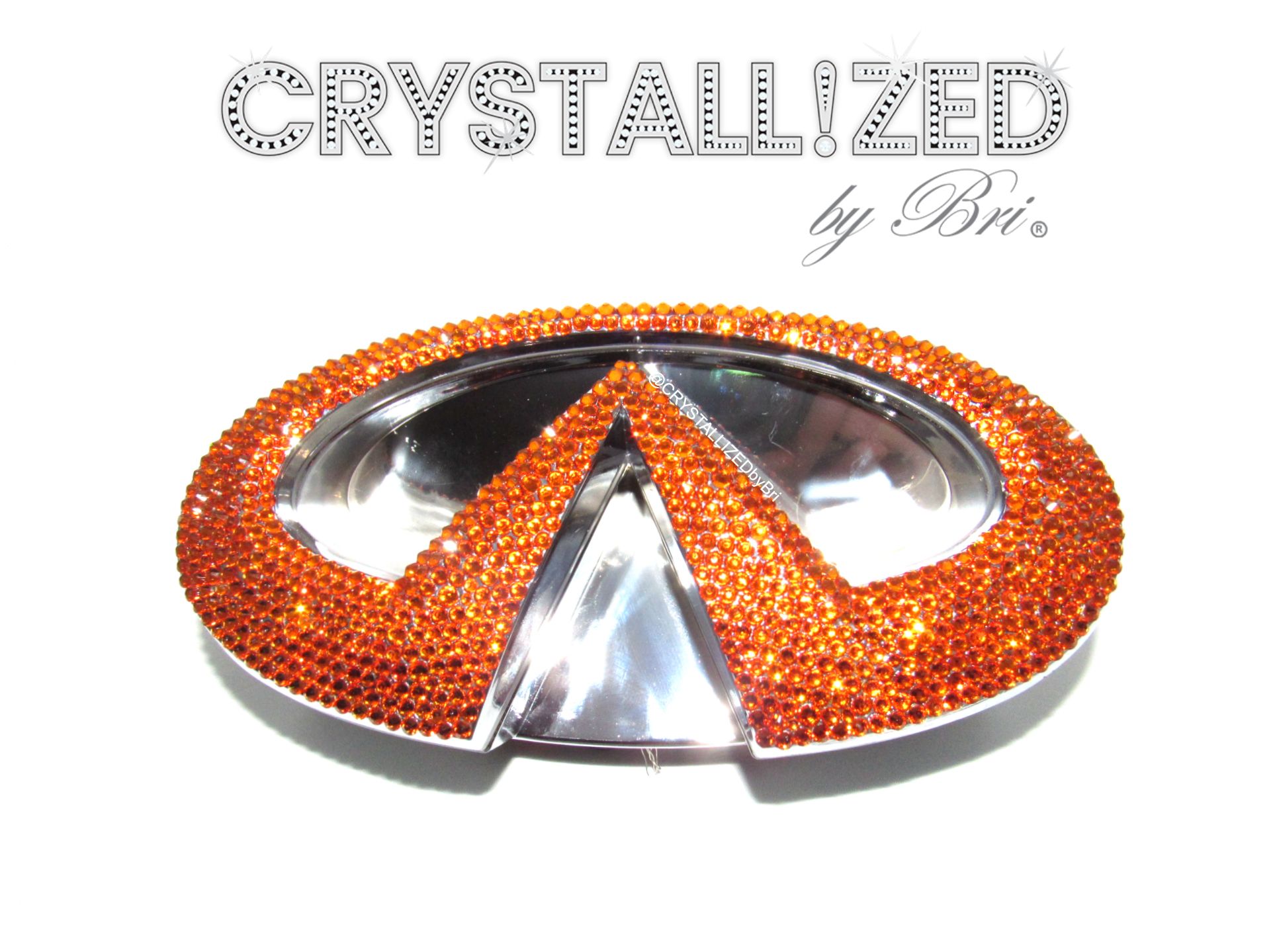 Buy Custom Infiniti Crystallized Car Emblem Bling Genuine European Crystals  Bedazzled, made to order from CRYSTALL!ZED by Bri, LLC
