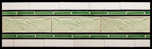 Custom Made Art Deco/Art Novuveau Tile Border