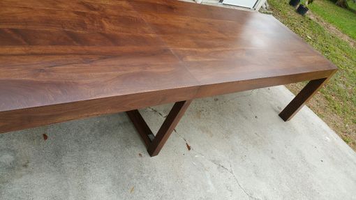Custom Made Solid Oak Or Walnut Extendable Dining Table