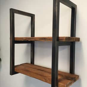 Buy Hand Crafted Reclaimed Wood Shelf, Rustic Shelf, Barnwood Shelves, Free Standing  Shelf, made to order from Deer Valley Woodworks