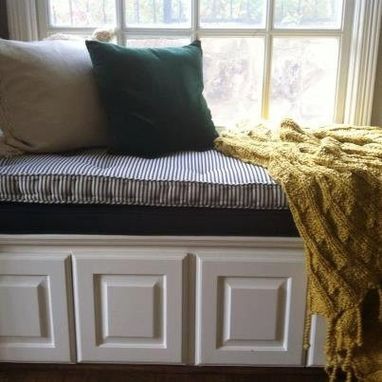 Custom Made French Tufted Window Seat Cushion