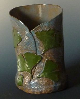 Custom Made Gingko Leafed Vase