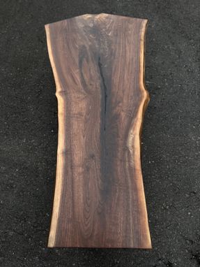 Custom Made Live Edge Walnut Coffee Table