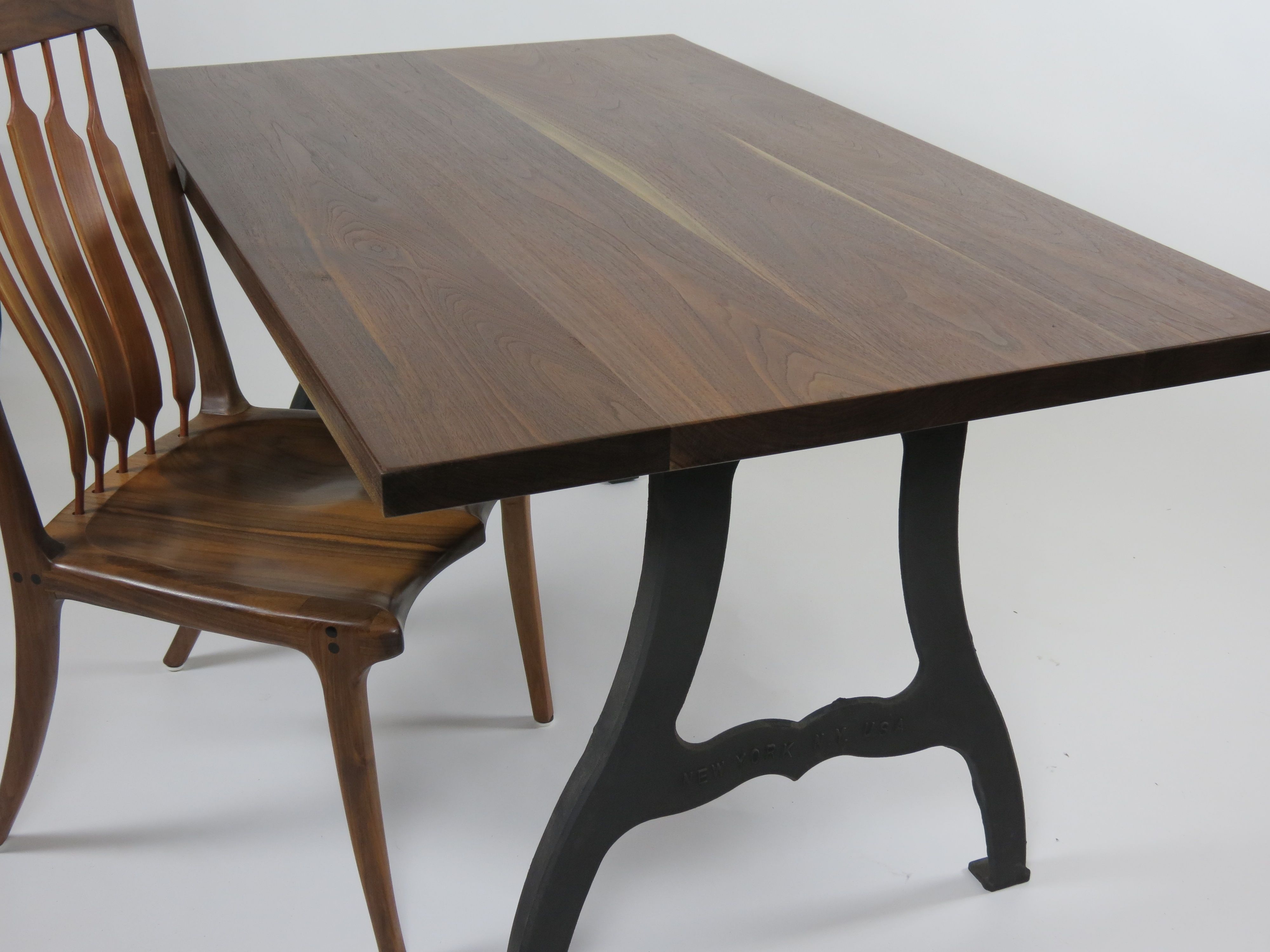 Custom Made Walnut Dining Room Table by Lost Creek Woodworking