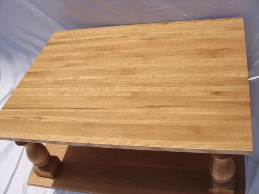 Custom Made Quarter-Sawn White Oak Coffee Table