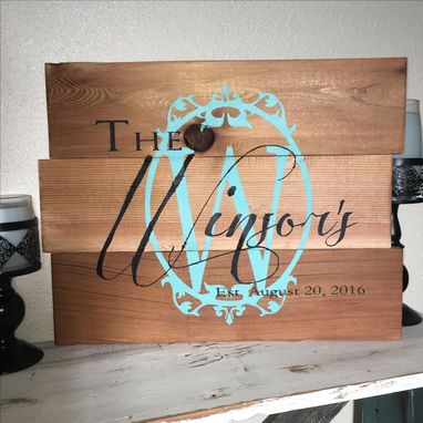 Custom Made 20x17 Cedar Wood Sign