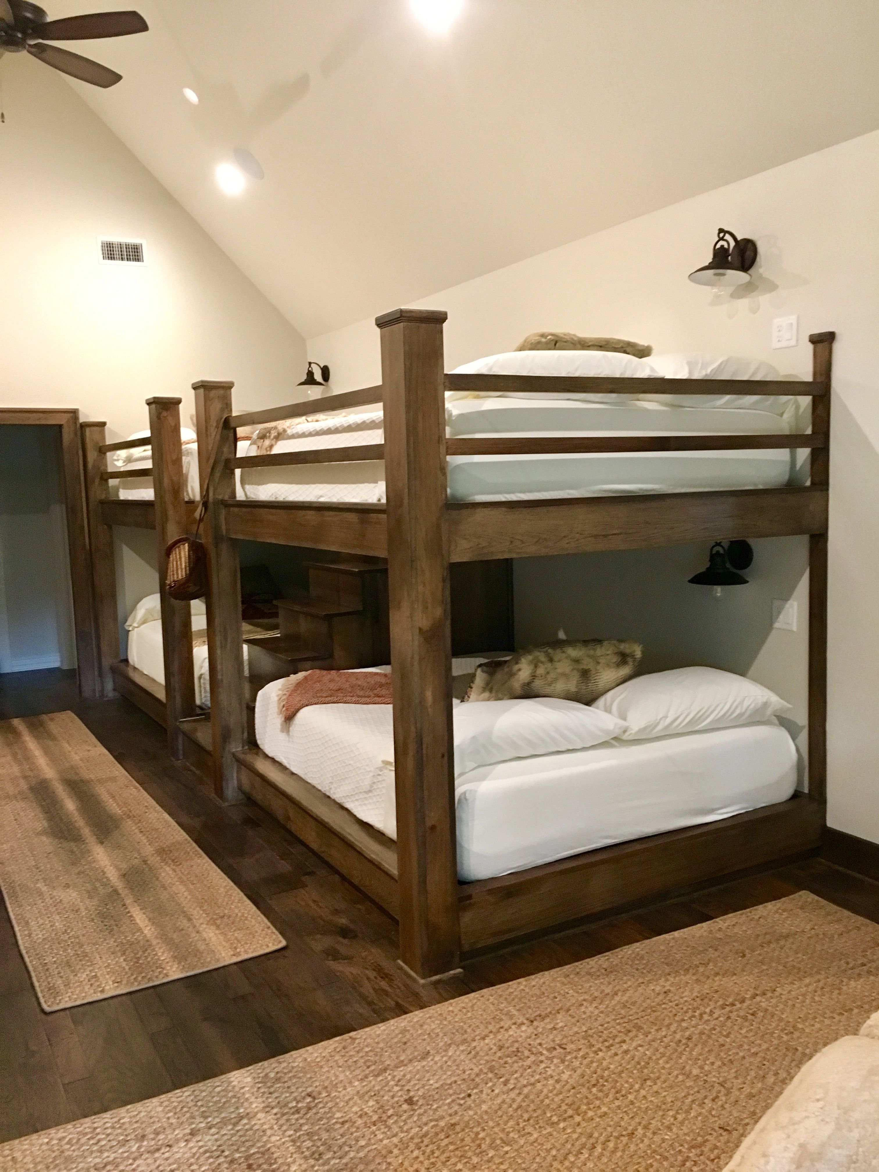 Buy Custom Quad Queen Over Queen Bunk Beds, made to order from Longhorn