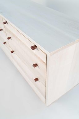 Custom Made Bleached Maple Dresser