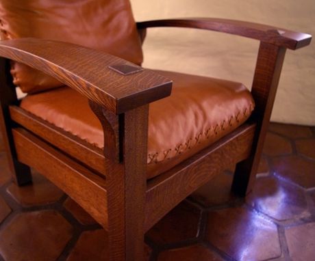 Custom Made Bow Arm Morris Chair