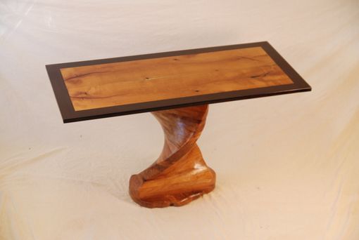 Custom Made Mesquite Table With Wenge Border