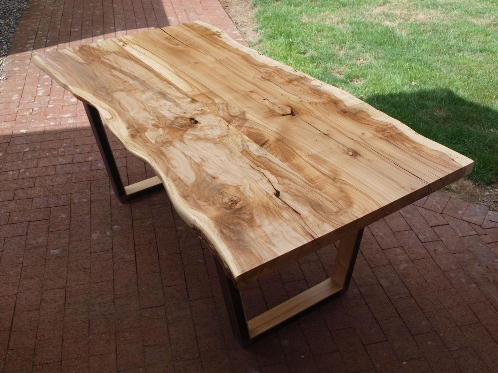 Hand Crafted Live Edge Maple Table by WITNESS TREE STUDIOS 