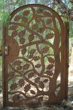 Custom Made Gate Metal Custom Garden Entry Walk Thru Pedestrian Gates Ornamental Iron