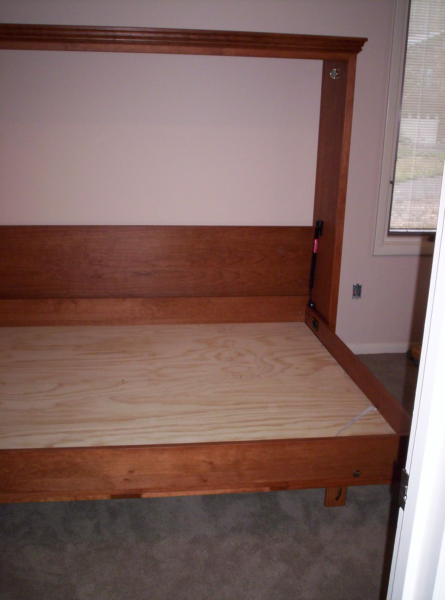 Custom Made Murphy Bed In Cherry by Dan Fabian Custom Furniture