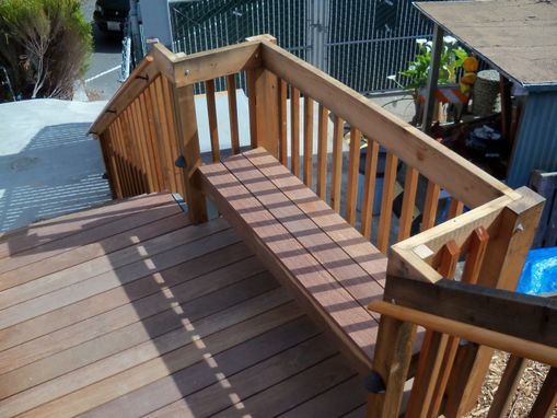 Custom Made Exterior Staircase - Pacific Grove, Ca.