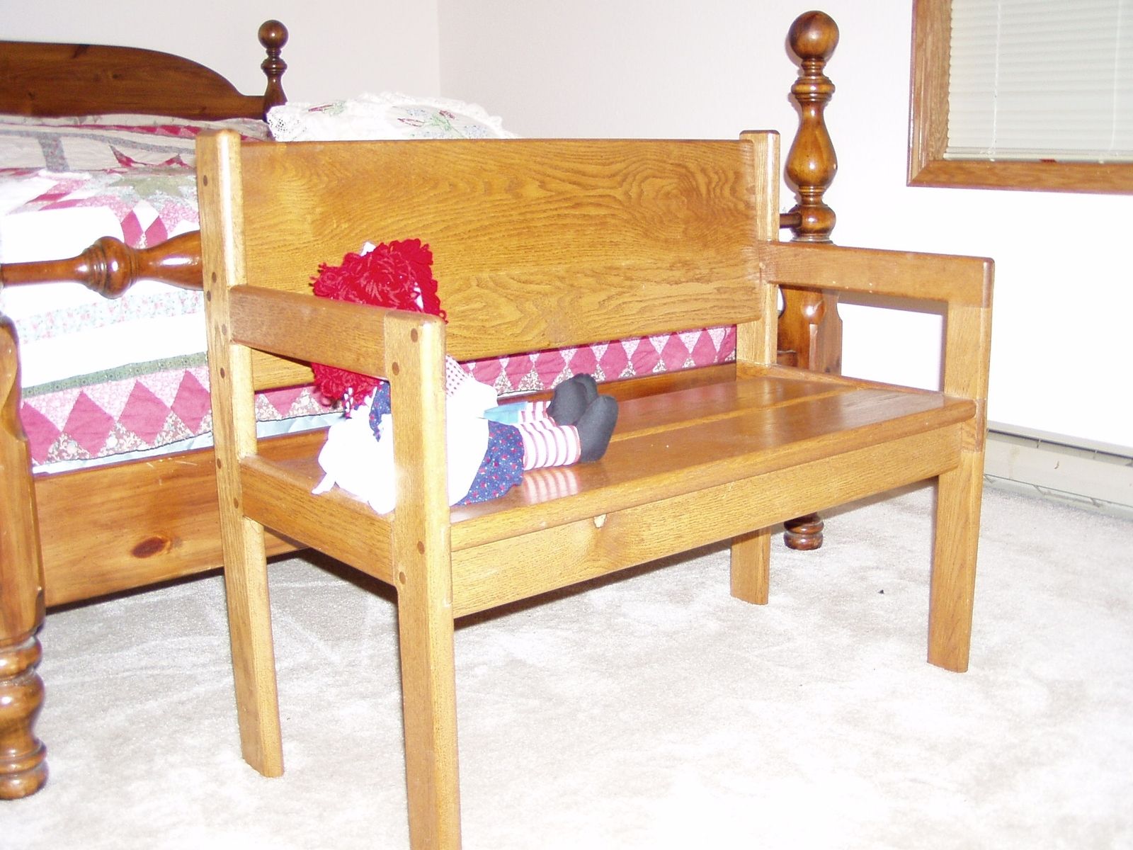 Custom Made Wooden Benches by Appletree Woodcrafts & Gifts