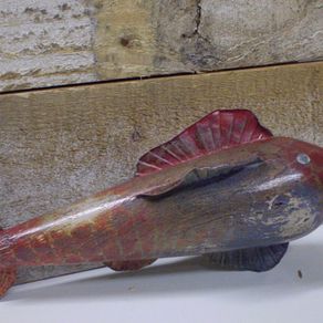 Custom Made Giant Fishing Lure Decor by Atkinson Art and Customs