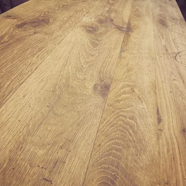 Custom Made Solid Oak Trestle Table