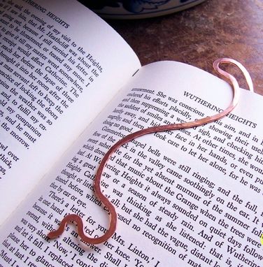 Custom Made Handcrafted Copper Bookmark