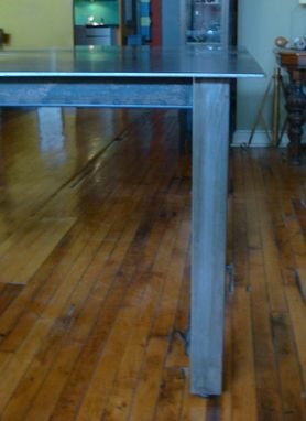 Custom Made Simple Steel Dining Table / Console - Industrial