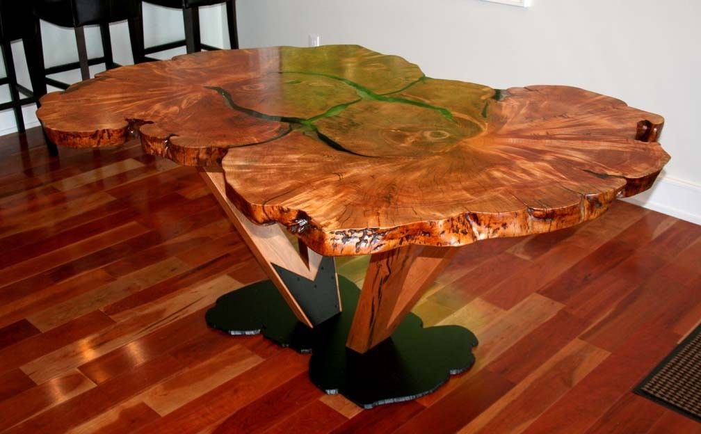 burl kitchen table
