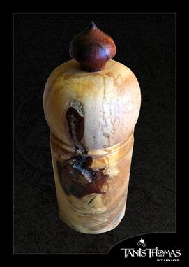 Custom Made Wine Bottle Stopper, Skirted, Reclaimed Hardwood