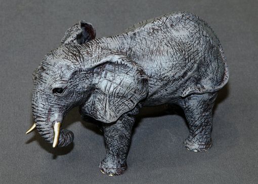 Custom Made Bronze Elephant "Elephant Mother And Baby" Figurine Statue Sculpture Limited Edition Signed Numbered