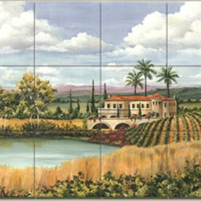 Custom Made Hand Painted Travertine Murals By Lomeli Tile Designers Custom Made Hand Painted Travertine Murals By Lomeli Tile Designers Inc Custommade Com