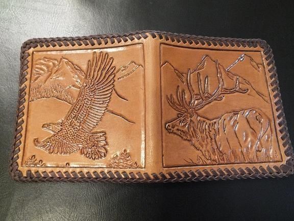 Hand Made Wildlife Bi-Fold Wallet by Deana's Designs | CustomMade.com
