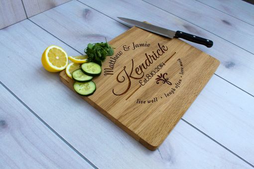 Custom Made Personalized Cutting Board, Engraved Cutting Board, Custom Wedding Gift – Cb-Wo-Kendrick