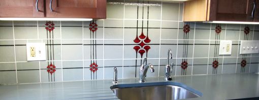 Custom Made Custom Made Glass Tiles For Kitchen Backsplash