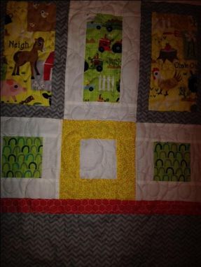 Custom Made Modern Crib Quilt