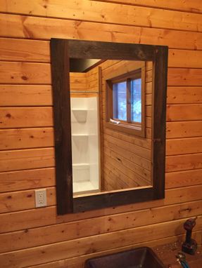 Custom Made Reclaimed Wood Mirror