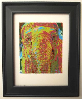 Custom Made Elephant Animal Portrait