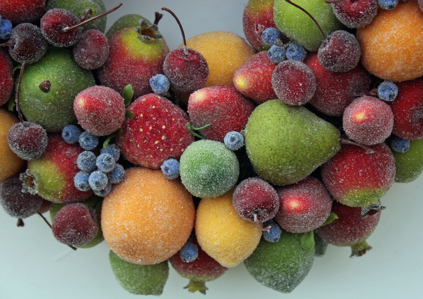 Custom Made Sugared Fruit Wreath By DyJo Designs | CustomMade.com