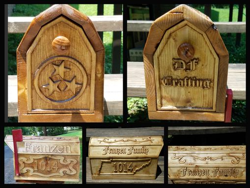 Custom Made Custom Made Large Wooden Mailbox