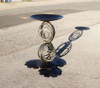 Custom Made Metal Outdoor Sculpture Art - Junk Art Sculptures