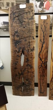 Custom Made Lichtenberg Table Top, Head Board, Wall Art