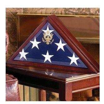 Custom Made Coffin Flag Cases- Coffin Flag Box