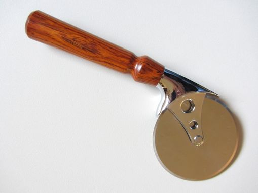 Custom Made Ultimate Pizza Cutter With Cocobolo Handle