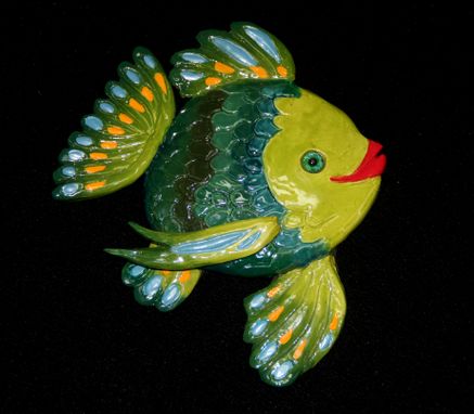 Custom Made Hand Sculpted Ceramic Fish