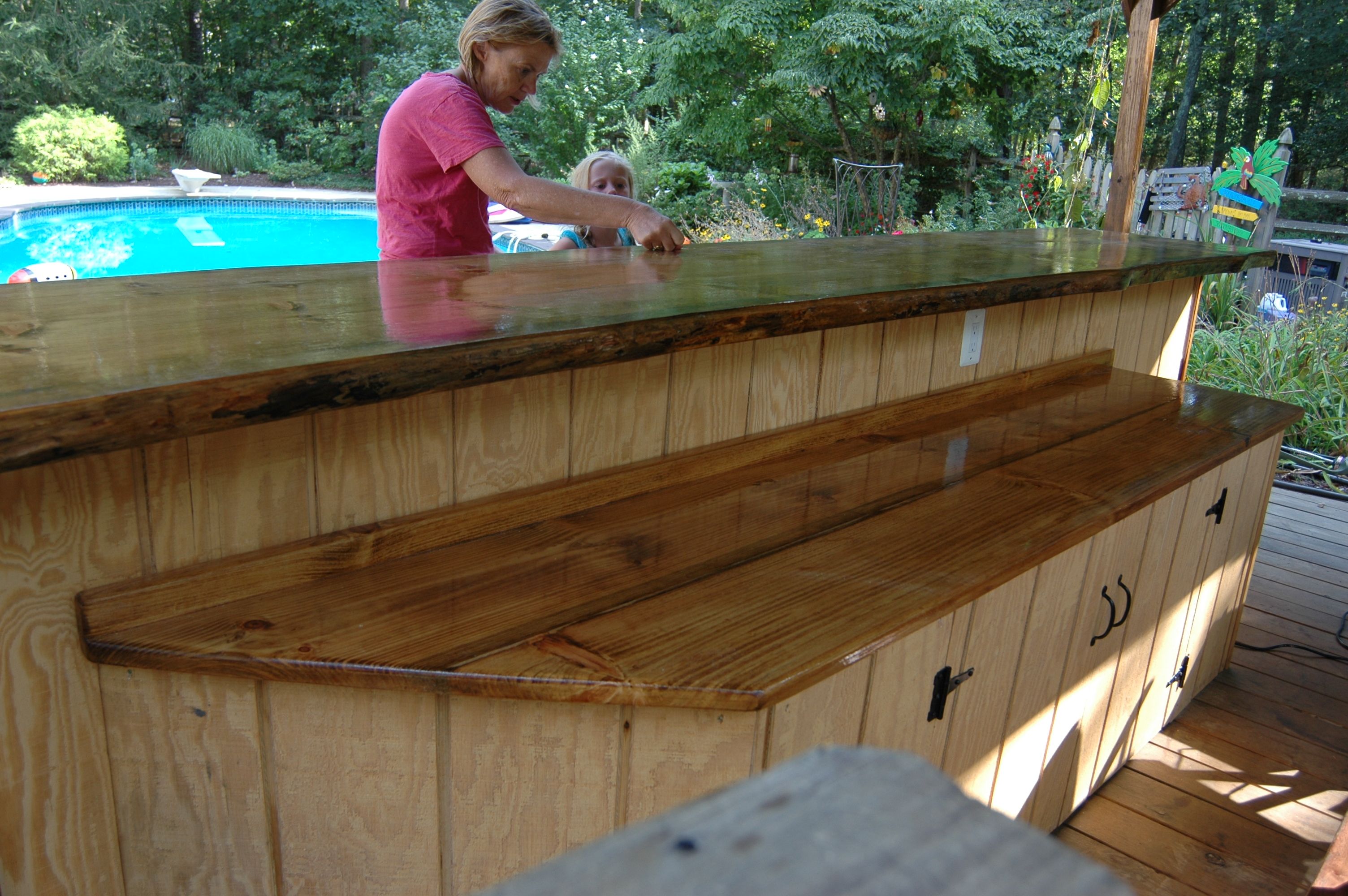 Hand Made Custom Made Bar by Custom Woodwork by Jim