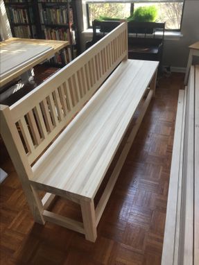 Custom Made Mission Style Benches In Cypress