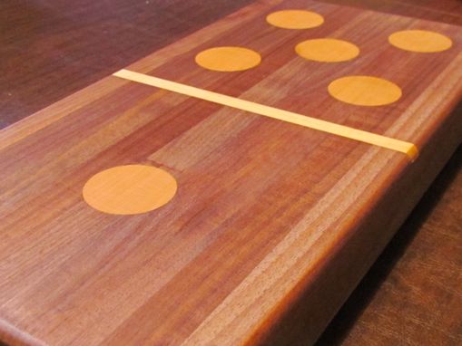 Custom Made Walnut And Maple Domino Cutting Board