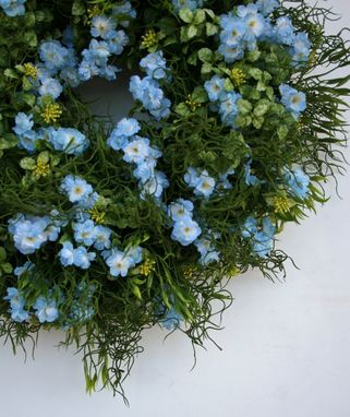 Custom Made Blue Spring Wreath