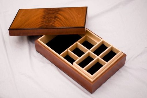 Custom Made Jewelry Box Made From Crotch Mahogany