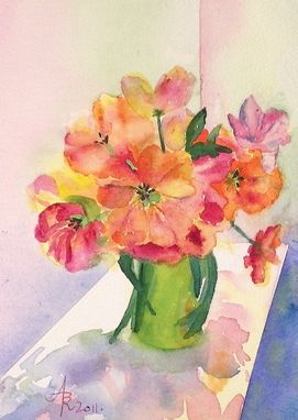 Custom Made Flower And Floral      Paintings