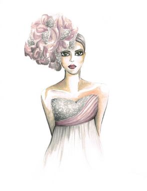 Custom Made Watercolour Fashion Illustrations