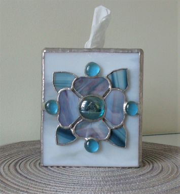Custom Made Stained Glass Tissue Boxes