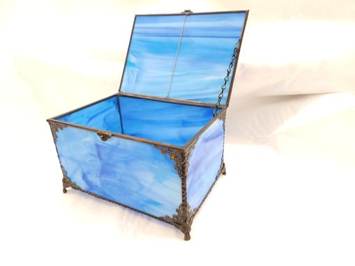 Custom Made Glass Jewelry Box